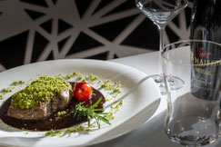 Ein zartes Steak, auf den Punkt gegart