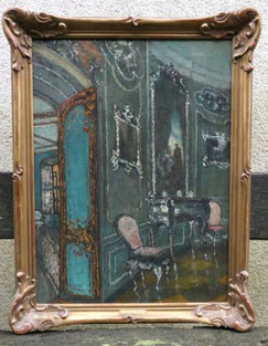 A.v. Brandis Potsdamer Stadtschloss Teesalon Friedrich d. Grossen 68,0 x 50,5 cm, € 2400,00