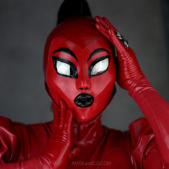 female maske, latexhood, latexmaske, doll, rubberdoll, fetishmodel, latexfetish, heavyrubber,