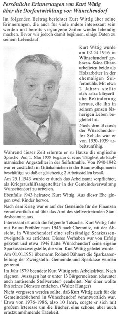 Bild: Wünschendorf Bürgermeister Erzgebirge Wittig