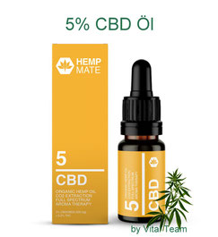 CBD Öl 5 Prozent - CBD von HempMate Vertriebspartner Vital Team