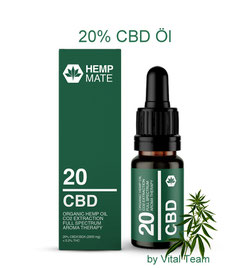 CBD Öl 20 Prozent - CBD von HempMate Vertriebspartner Vital Team