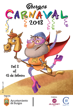 Resultado de imagen de cartel carnaval burgos 2017