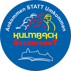 Blue Knights® Germany XIV, blauer Motorradsternfahrt Kulmbach Aufkleber 2025, Sticker Motorradsternfahrt Kulmbach 2025, Sternfahrt Kulmbach 2026, Motorradsternfahrt Kulmbach, LayOut: Alfons Ulrich "Alf", 