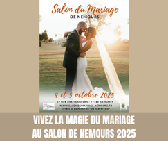 Salon du Mariage de Nemours - 4 et 5 Octobre 2025 - Crédit photo Tous droits réservés.png