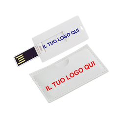 Memoria USB ultrasottile pesonalizzabile su memoria e bustina