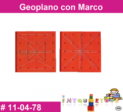 Geopmano con marco MATERIAL DIDACTICO PLASTICO INTQUIETOYS PRIMERDI