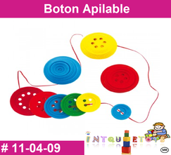 Boton Apilable MATERIAL DIDACTICO PLASTICO INTQUIETOYS PRIMERDI