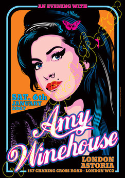 amy winehouse, amy winehouse concert, amy winehouse poster