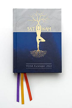 Yoga Kalender 2022 Liebevoll gestalteter YOGA-Buchkalender gebunden im Hardcover mit 3 Lesebändchen, 12 Monate in Tagesansicht von Thum Helene 