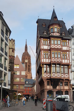 Blick vom Römerberg zum Dom