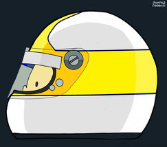 Helmet of Kazuyoshi Hoshino by Muneta & Cerracín