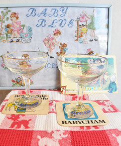 BABYCHAMのグラス