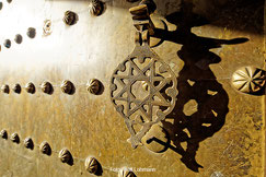 Messingdetail in der Kasbah von Telouet, Marokko. Copyright 2014 by Rolf Lohmann