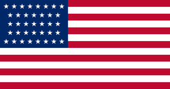 37-STAR FLAG (1867 - 1877)