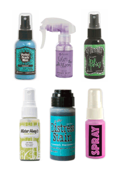 Spray Inks & Stains