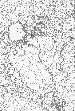 画像：明治42年の地形図