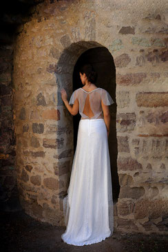 Robe de mariée bohème chic