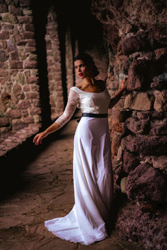 Robe de mariée simple et chic