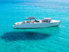 Luxury yacht in Ibiza