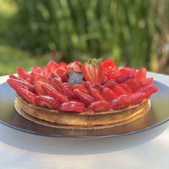 Tarte aux fraises Ma Boulangerie Café