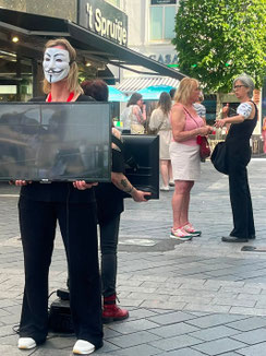 samen straatacties voeren