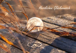 Glückwunschkarten, Geburtstagskarten, kostbarer Momentstellen, A5, Seifenblase, Eiszauber, Frozen Soap Bubble, gefrorene Seifenblase, Glückwunschkarte Winter, Geburtstagskarte Winder