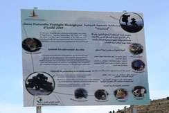 1 - Panneau initial de la Réserve de Papillons d'Inifife  