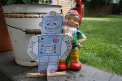Roboter; Bastelidee; Roboter basteln; Caballo Couture; Roboter bauen; DIY Roboter; Fritz Fröhlich; Bastelidee Kinder