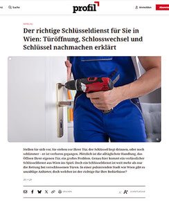 der richtige Schlüsseldienst