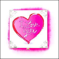 "I Love You" Geschenkbox - romantisches Geschenk für bessondere Momente