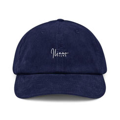 Iliano Films Corduroy Kort Cap Navy Blue