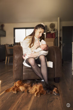 Photographe à domicile de famille et enfant à Limoges en Haute Vienne.