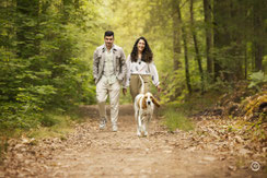 Séance photo couple et animalière à Limoges en Limousin