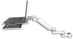 ASUL180-P15-LUS-AS1 ノートパソコン用アーム｜医療・産業用 高耐久ノートPCマウント【業務用・1.5インチ径ポール固定】