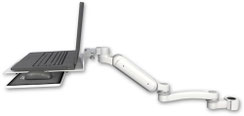 ASUL180-P15-LUS-A1 ノートパソコン用アーム｜医療・産業用 高耐久ノートPCマウント【業務用・1.5インチ径ポール固定】