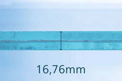 VSG aus ESG Optiwhite Glas 16.76mm klar