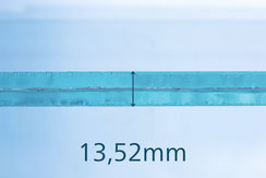 VSG aus ESG Glas 13.52mm klar