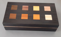 Coffret cadeau de Noël et fin d'année 2023 en marqueterie de paille à 79€
