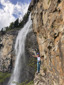 Fallbach Klettersteig im Maltatal mit Bergführer, Via ferrata, Bergführer, mountainguide, guided tour