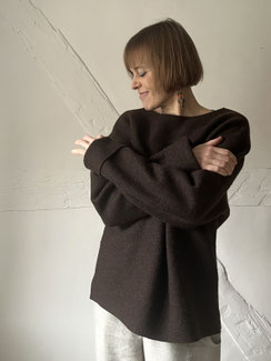 WALKPULLOVER / dkl.braun / unisex
