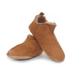 chaussons ballerine en peau d'agneau mouton mérinos naturel vrai fourrure laine fourré cuir extérieur sans semelle légère souple respirante chaude antidérapante confortable 34 35 36 37 38 39 40 41 42 43 44 45 46 peauxfourrures