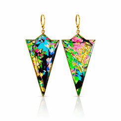 Semicircle Triangle Ohrhänger 59€ (Click foto to see all)
