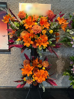 スタンド花２段