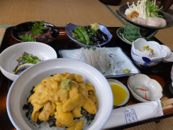 生うに丼プラン（5月～9月限定）　10,500円
