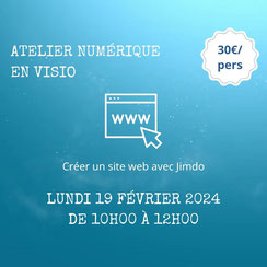 Atelier numérique site web Jimdo by Pinhuts Communication Numérique et Graphique Oise 60 02 77 Accompagnement numérique graphique digital