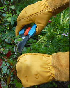 gants de jardinage cuir made in france