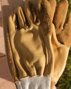gants de jardinage cuir made in france
