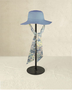 chapeau réversible en toile coton ou lin pour jardiner