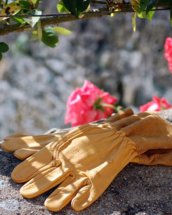 gants de jardinage cuir made in france